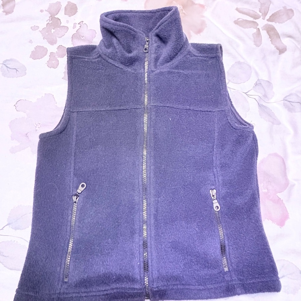 Boys 5/6T Navy Blue Fleece Vest